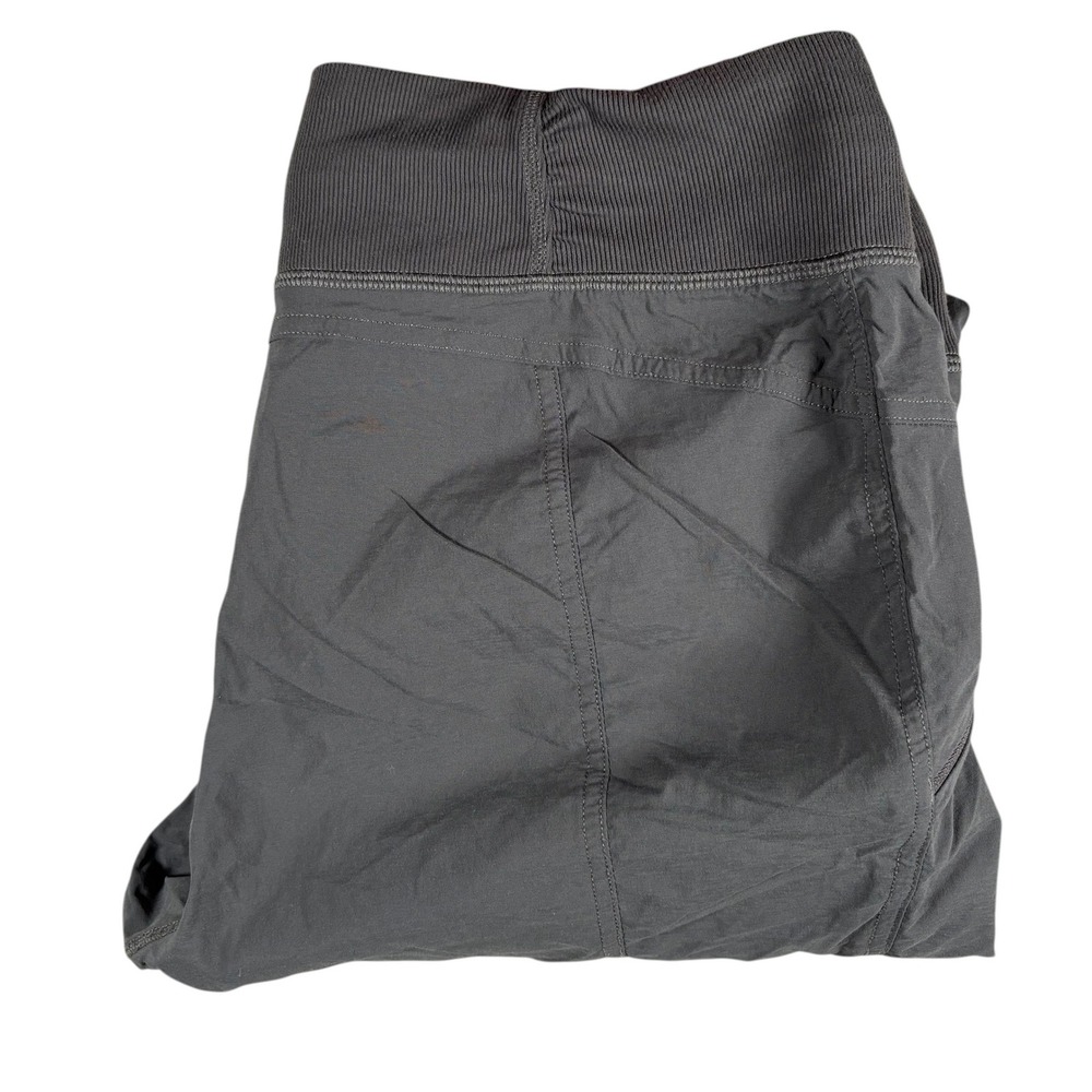prAna Halle Straight Pant Womens Sz L Charcoal Hiking Outdoor Gorpcore Trekking